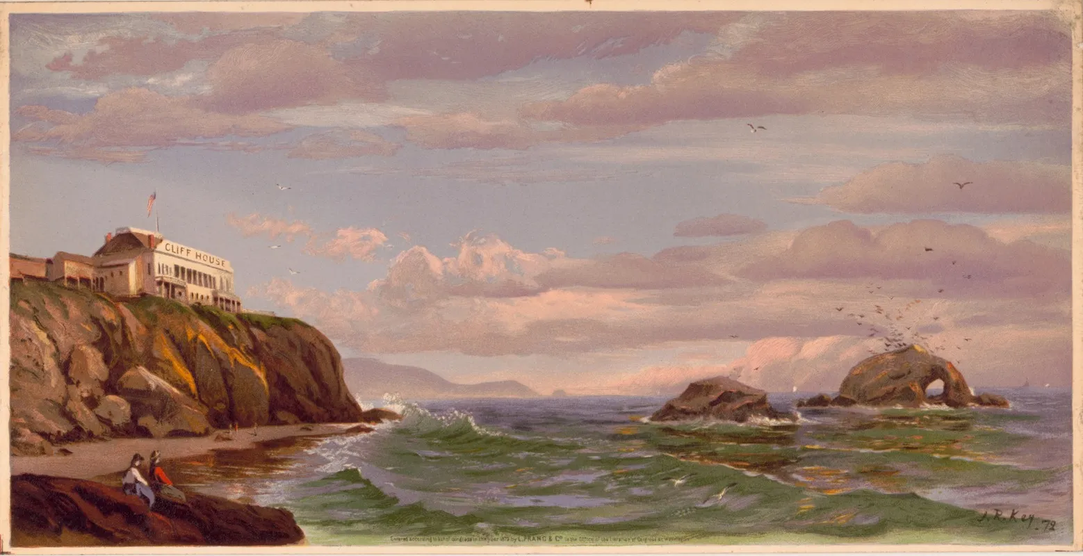 Cliff House by John Ross Key - Canvas Print