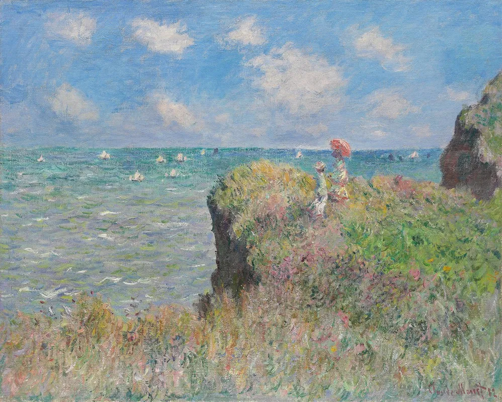 Cliff Walk At Pourville