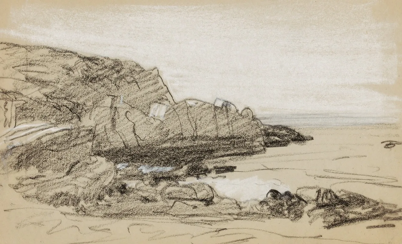 Cliffs 4 by Howard Russell Butler - Canvas Print