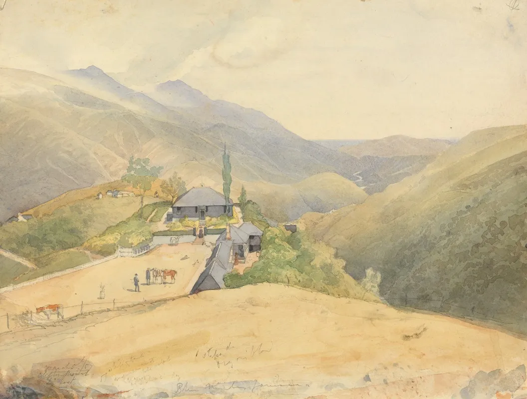 Clifton Mount by Godfrey Thomas Vigne - Canvas Print