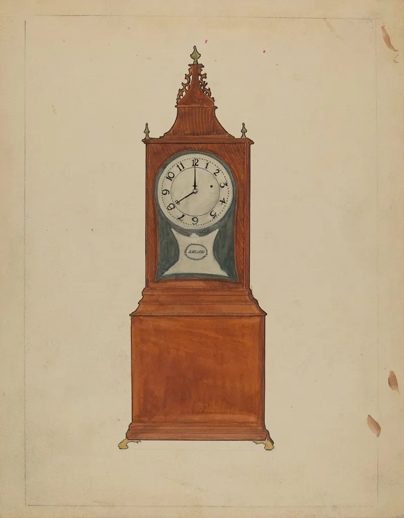 Clock 18 by John Dieterich - Canvas Print