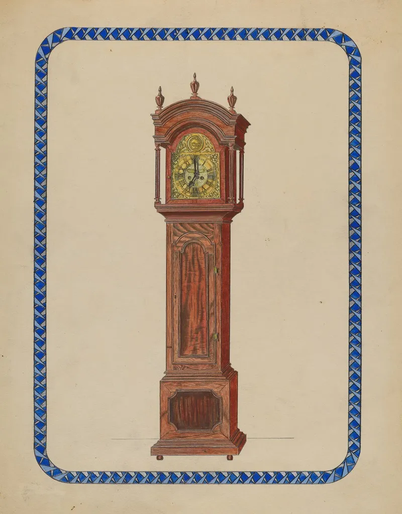 Clock 19 by John Dieterich - Canvas Print
