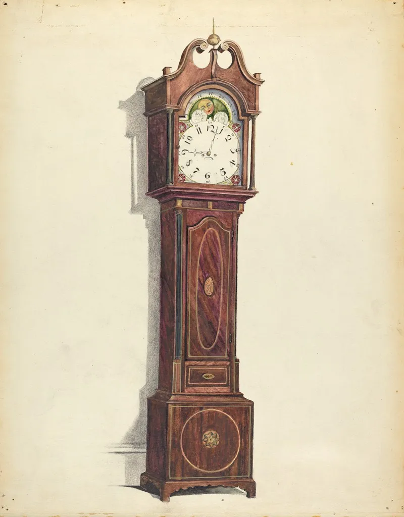 Clock 42 by Louis Annino - Canvas Print