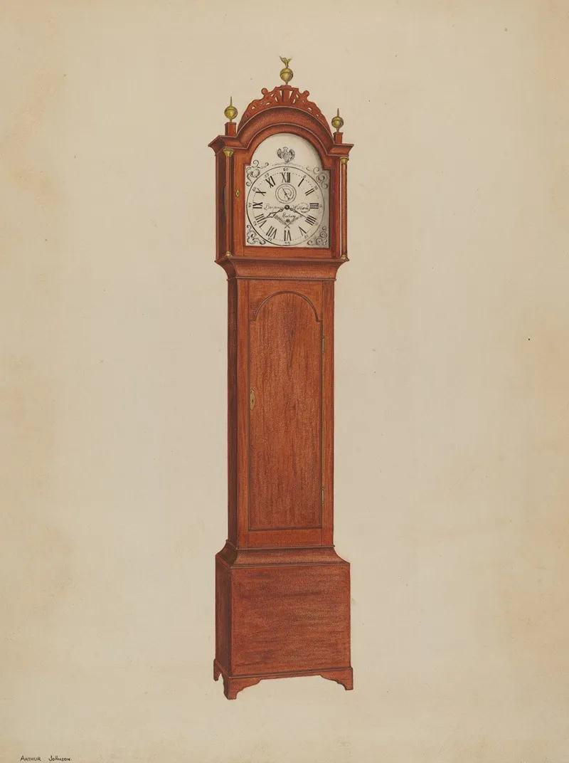 Clock 4 by Arthur Johnson - Canvas Print