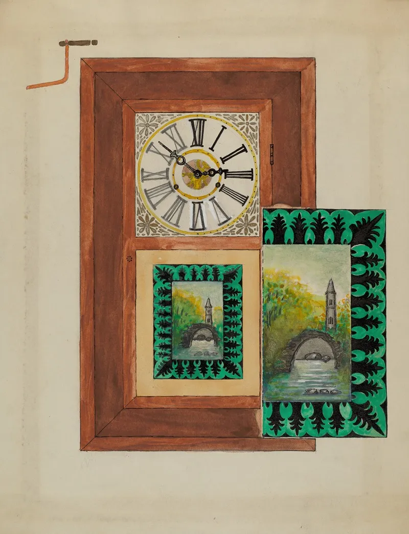 Clock by Albert Eyth - Canvas Print