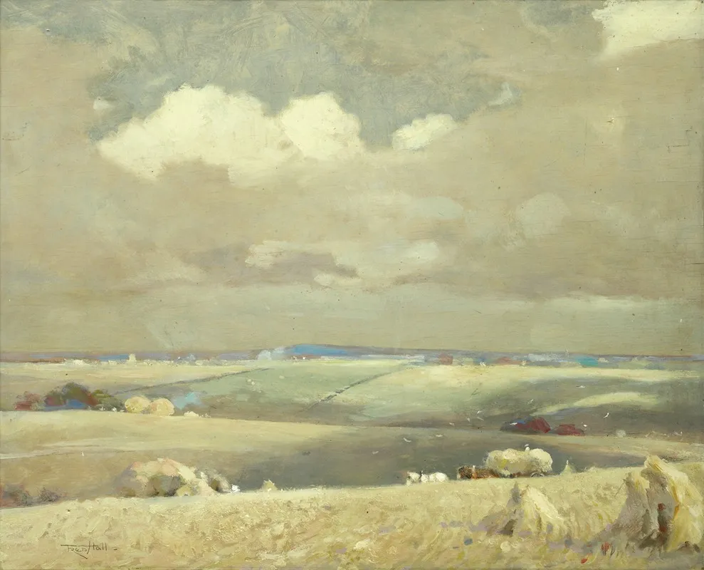 Cloud Shadows In The Lambourne Vale