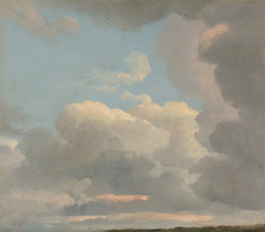 Cloud Study Early Evening by Simon Denis - Canvas Print