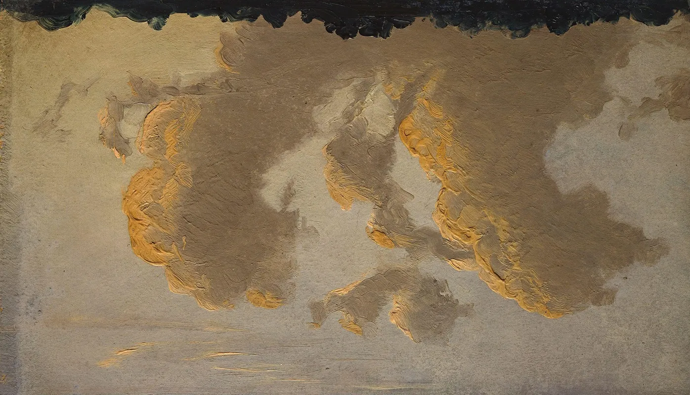 Cloud Study Ii by Knud Baade - Canvas Print