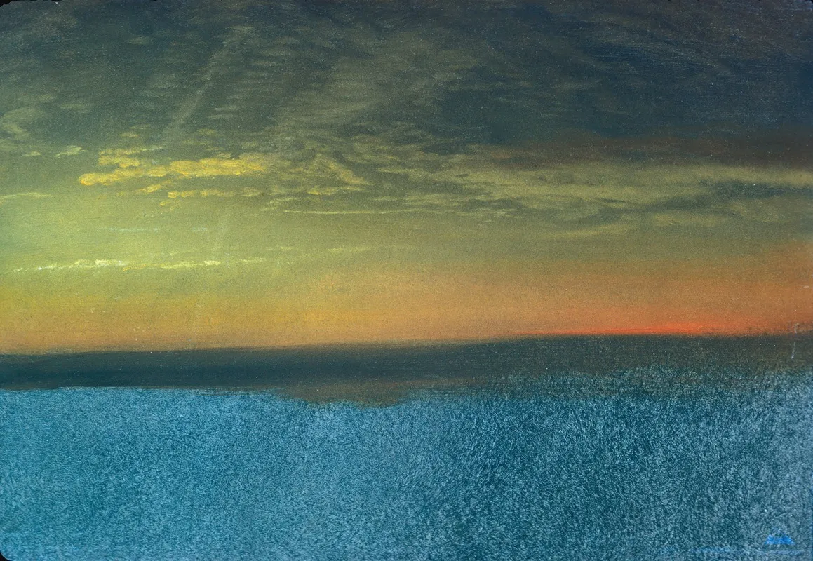 Cloud Study With Sunset