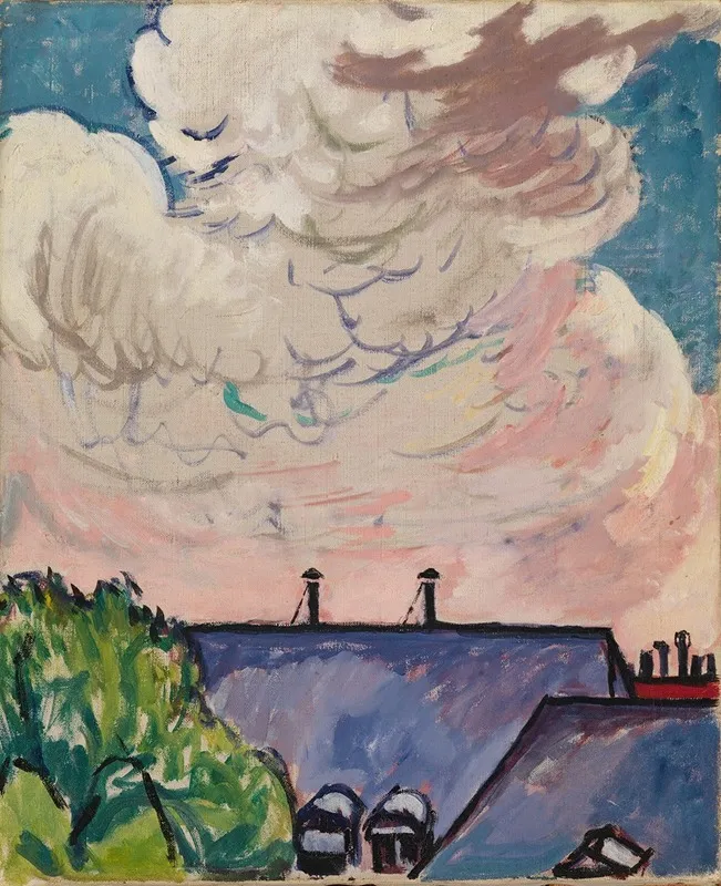 Clouds by Henry Lyman Saÿen - Canvas Print