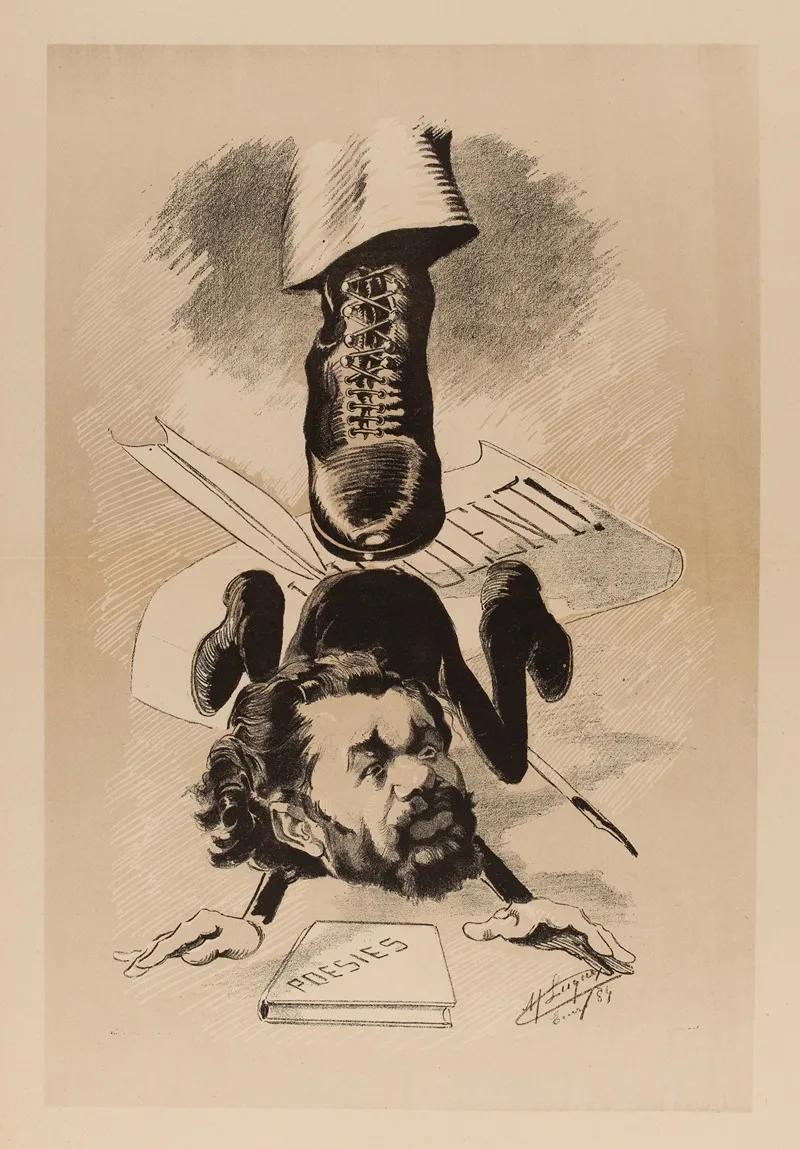 Clovis Hugues by Manuel Luque - Canvas Print