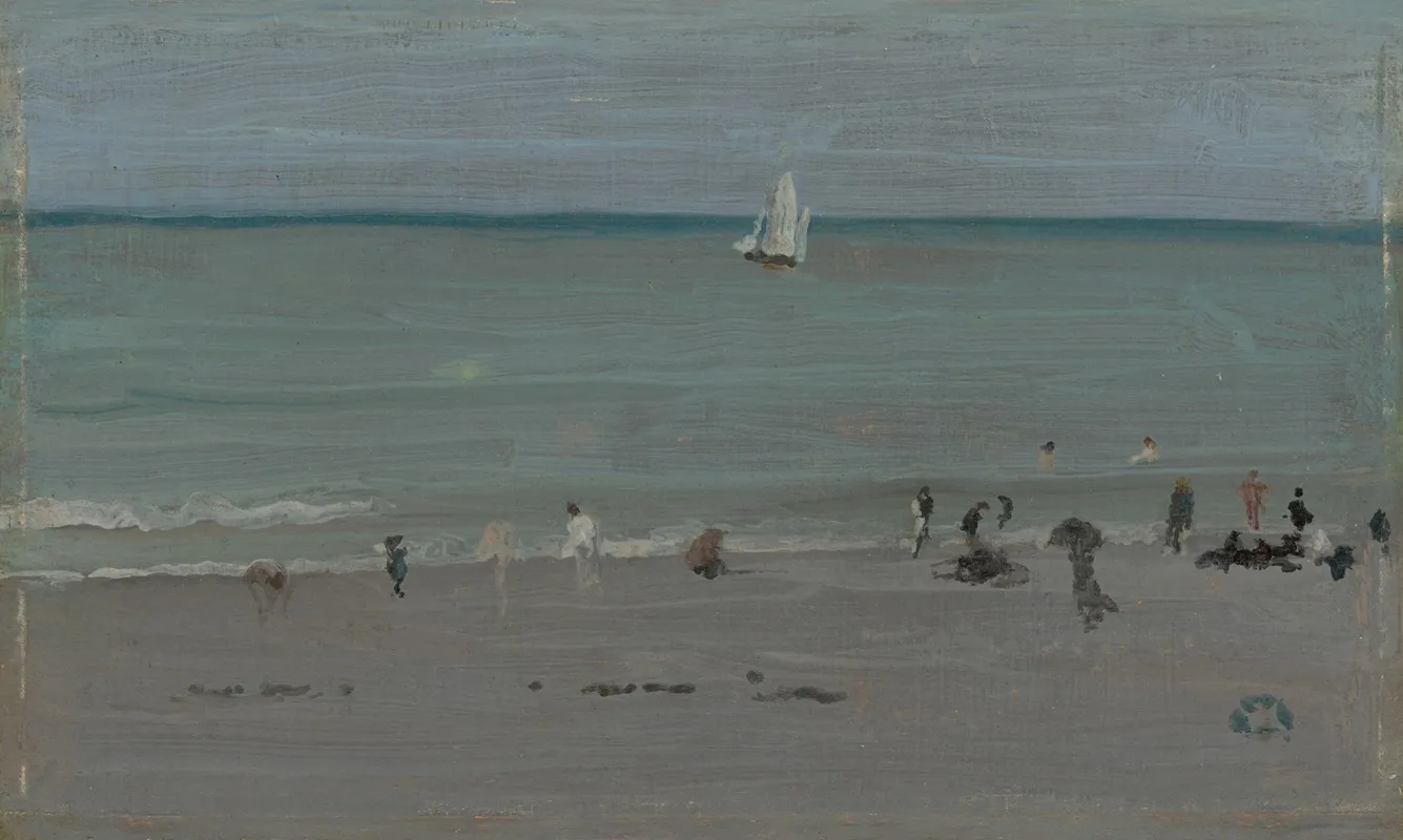 Coast Scene Bathers