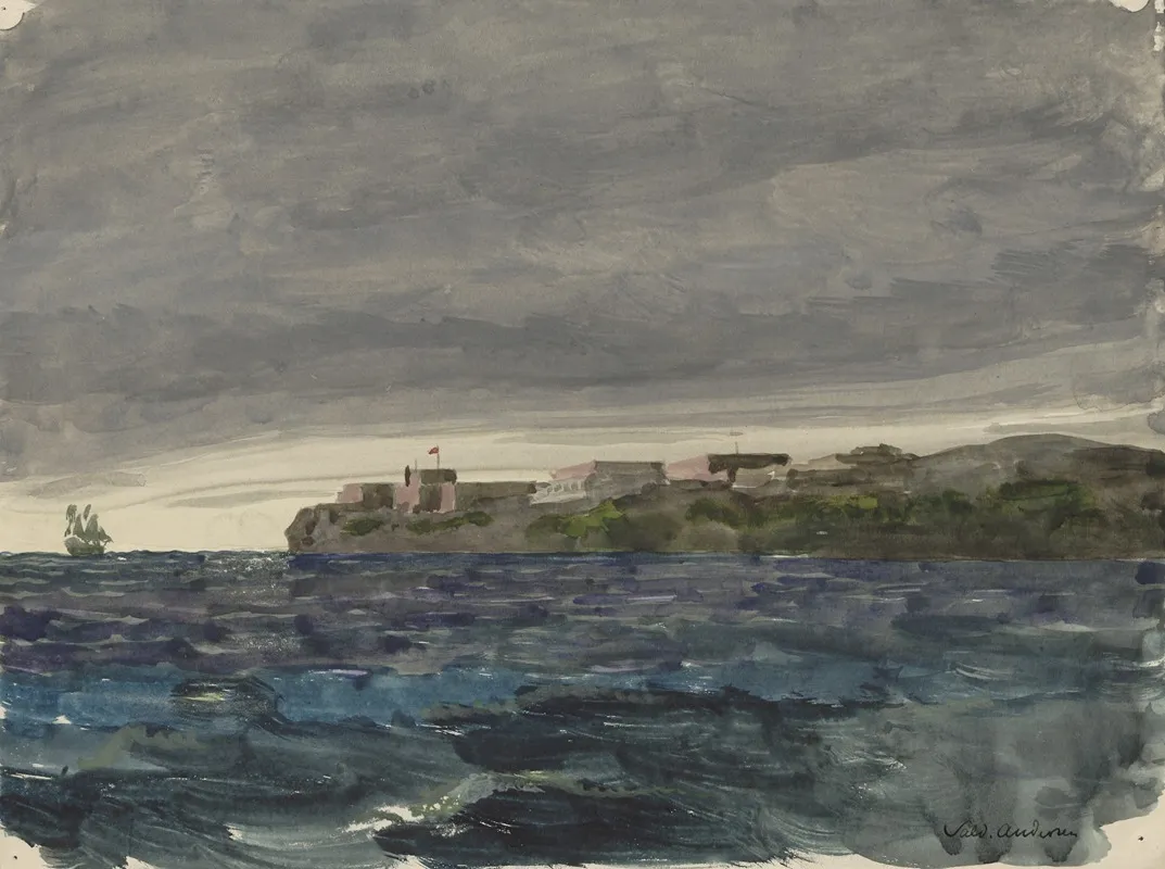 Coast Seen From The Sea