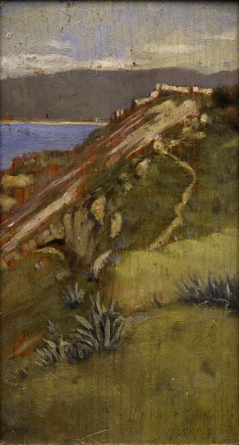 Coast Tangier by Norman Garstin - Canvas Print