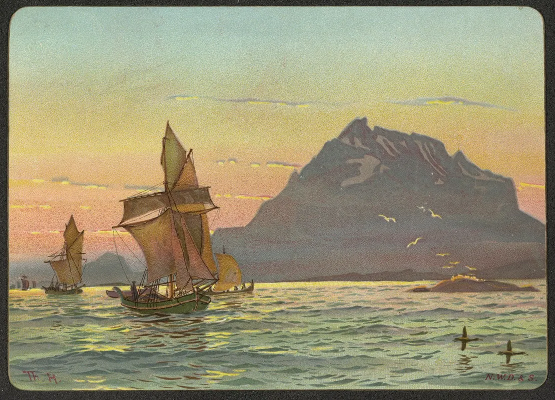 Coastal Landscape 15 by Thorolf Holmboe - Canvas Print