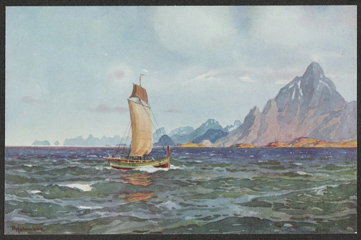 Coastal Motif 4 by Thorolf Holmboe - Canvas Print