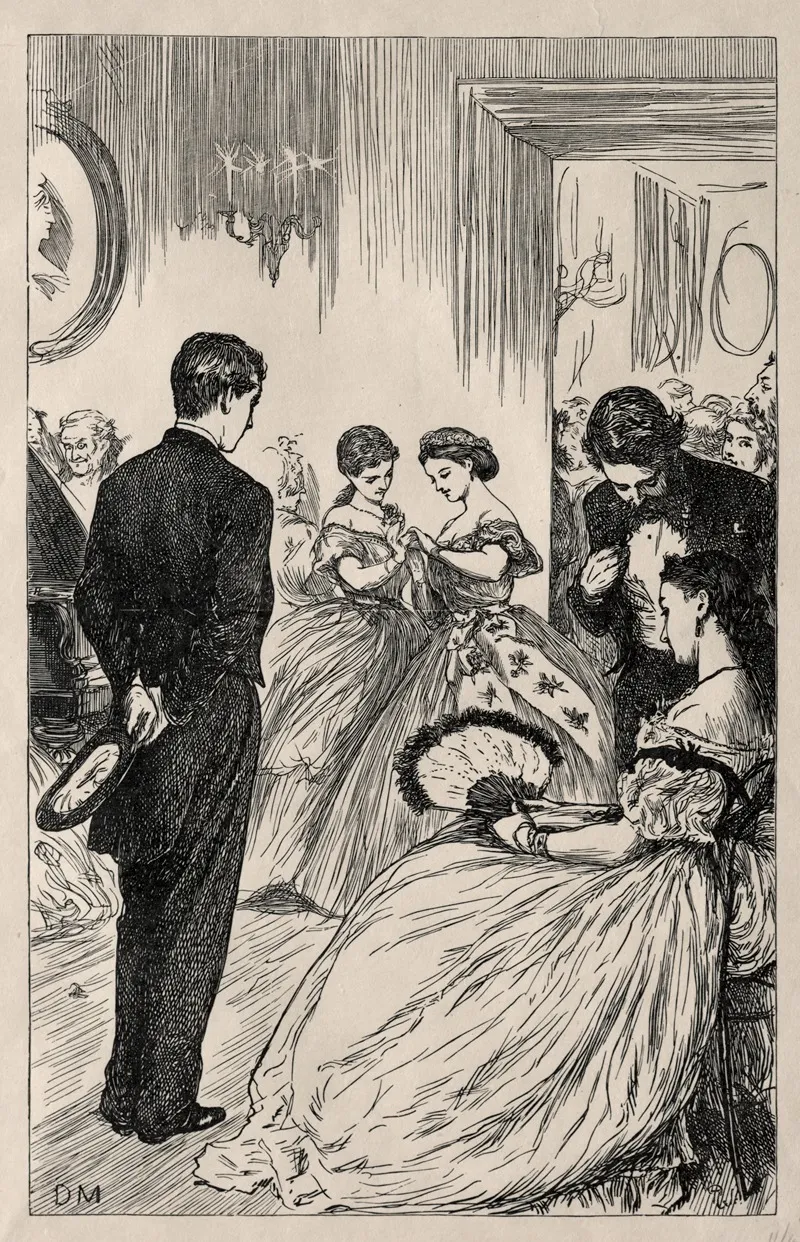 Coelebs In Search Of A Mulready Envelope 2 by George Du Maurier - Canvas Print