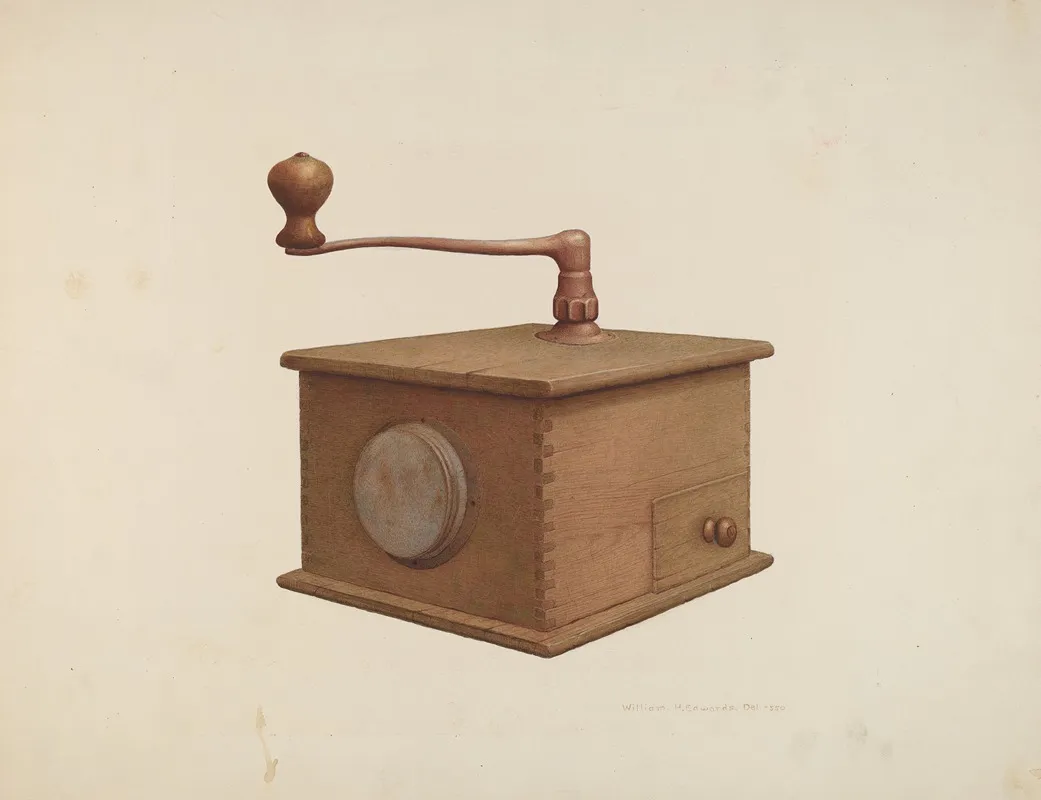 Coffee Grinder 15 by William H. Edwards - Canvas Print