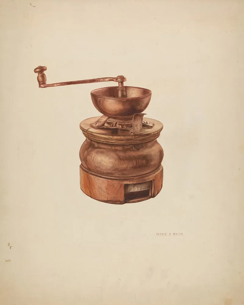 Coffee Grinder 8 by Hardin Walsh - Canvas Print