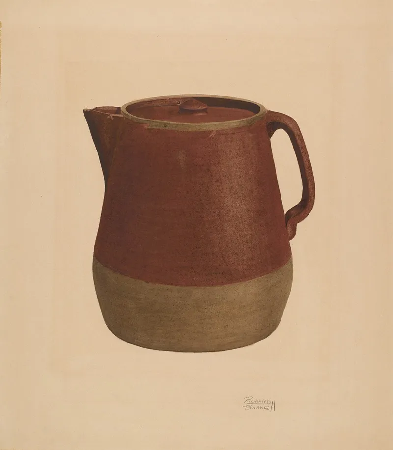 Coffee Pot 8 by Richard Barnett - Canvas Print