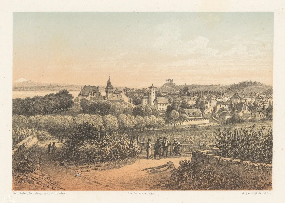 Colombier by Jean Jacottet - Canvas Print