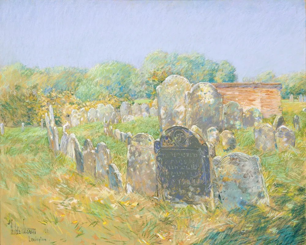 Colonial Graveyard At Lexington