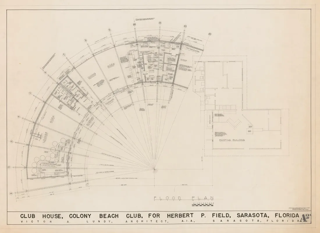 Colony Beach Club Longboat Key Sarasota Florida Clubhouse Floor Plan