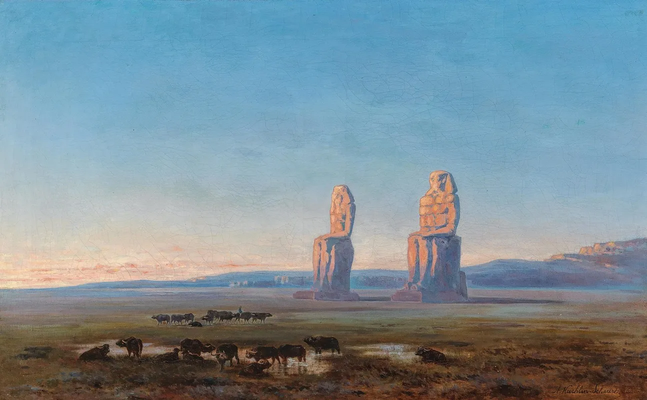 Colossi And Water Buffalo