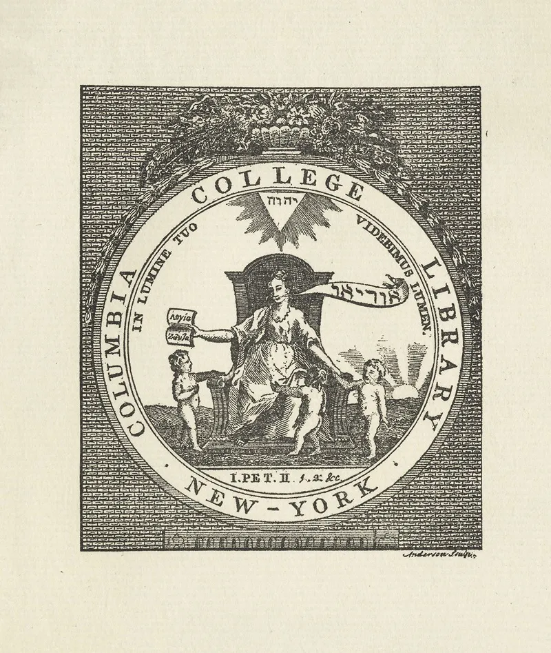 Columbia College New York N Y Library 2