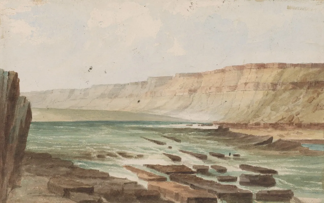 Columbia River Mouth Of Des Shutes by John Mix Stanley - Canvas Print