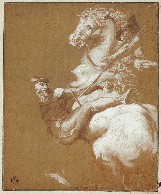Combat Between Horseman And Footsoldier