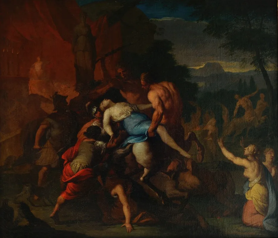 Combat Of The Centaurs And Lapiths