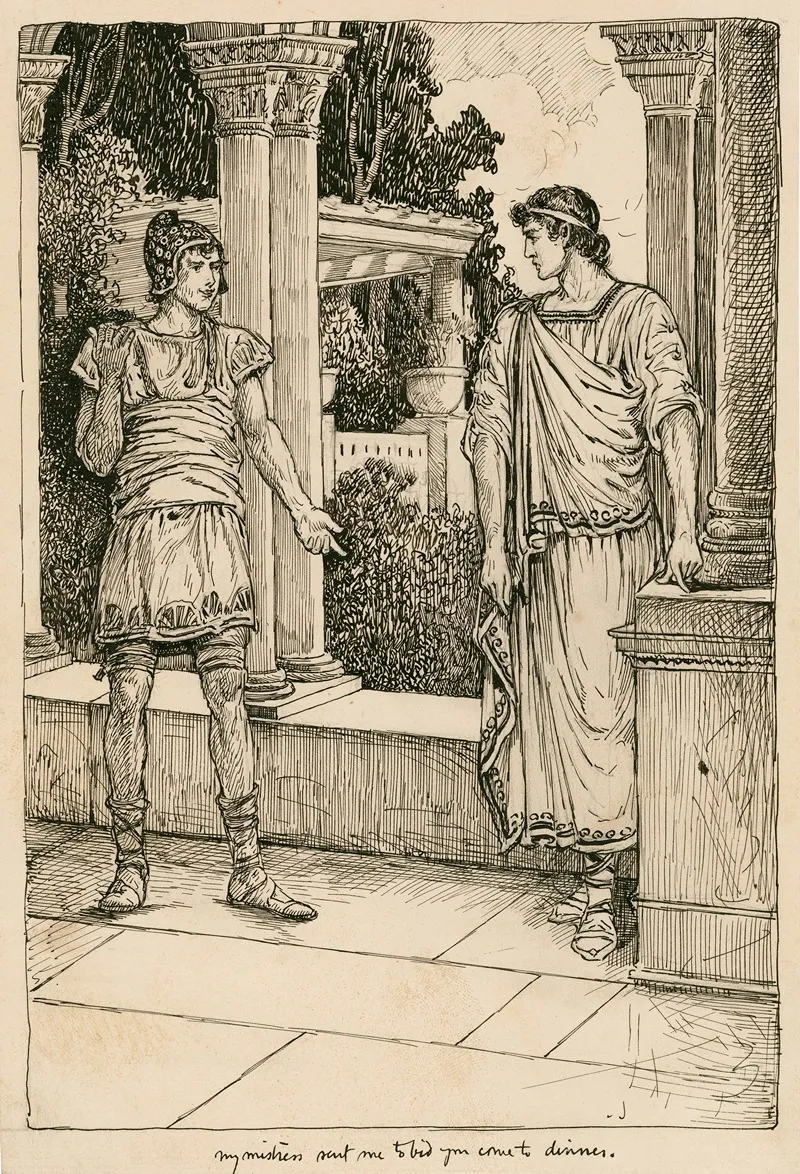 Comedy Of Errors My Mistress Sent Me To Bid You Come To Dinner
