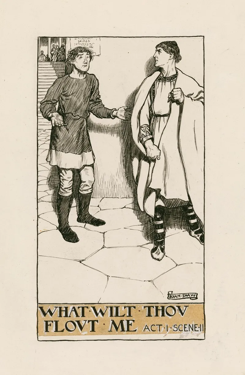 Comedy Of Errors What Wilt Thou Flout Me Act I Scene Ii