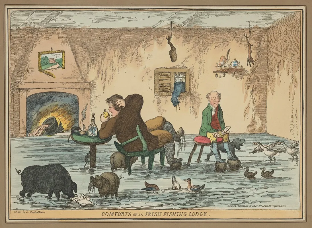 Comforts Of An Irish Fishing Lodge