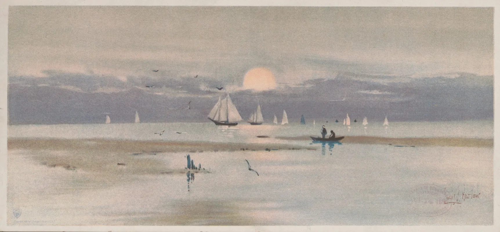 Coming Of The Tide 2 by Louis Kinney Harlow - Canvas Print
