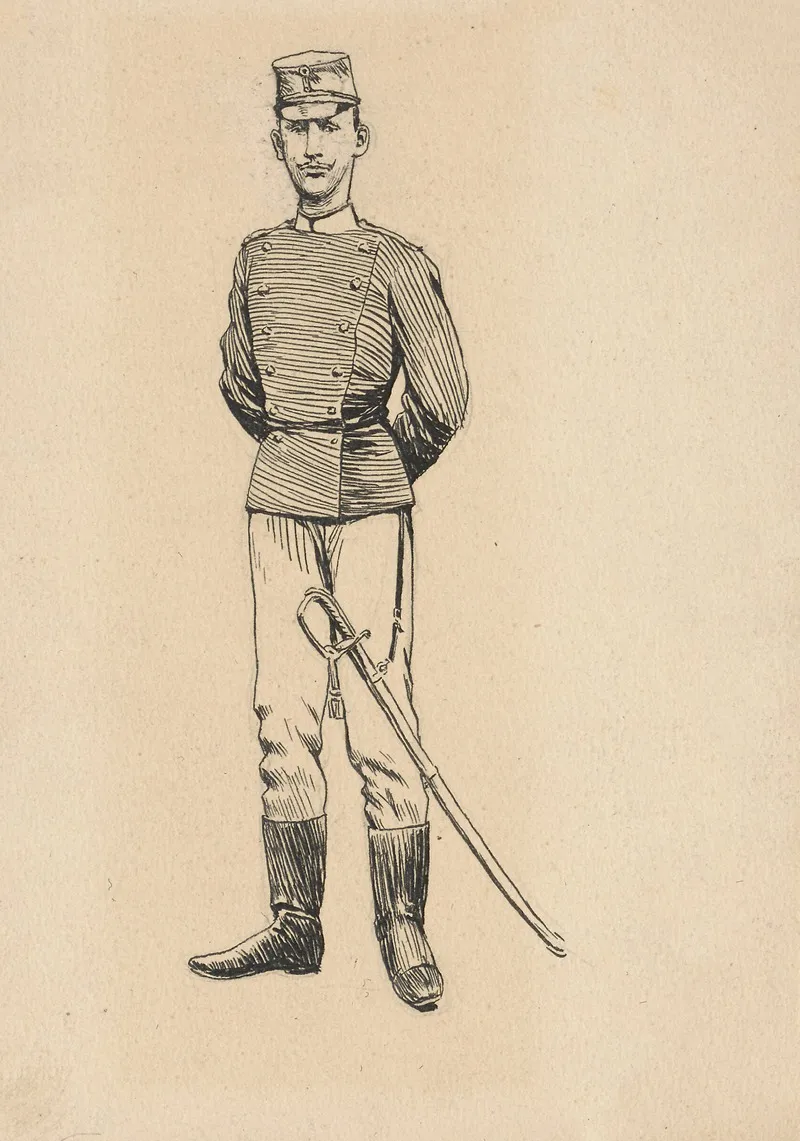 Commander With A Saber At His Side