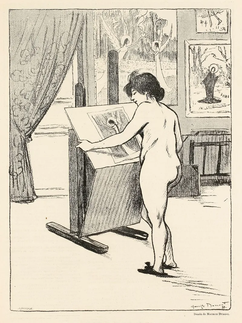Comme Beaucoup De Leurs Aieules Elles Sont Mortes Au Champ Dhonneur by Adolphe Léon Willette - Canvas Print
