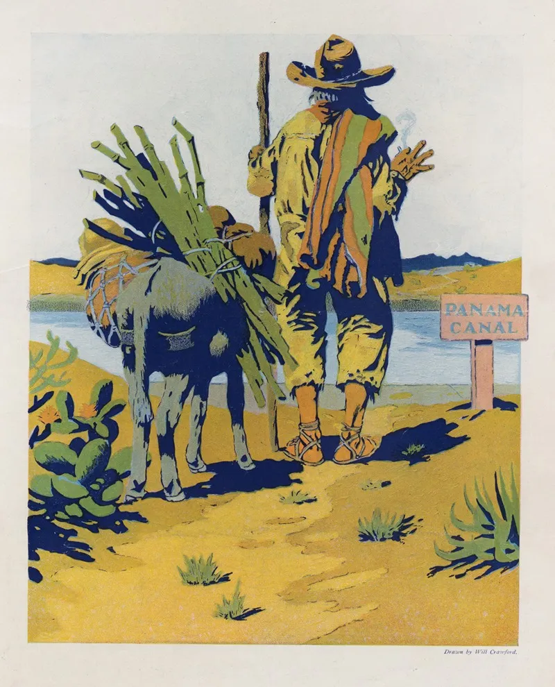 Commercial Progress Blocked by Will Crawford - Canvas Print