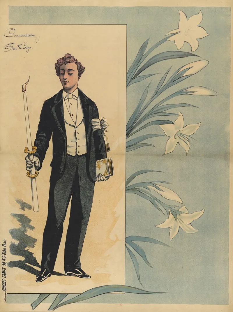 Communiant Fleur De Lys by Imp. Camis - Canvas Print