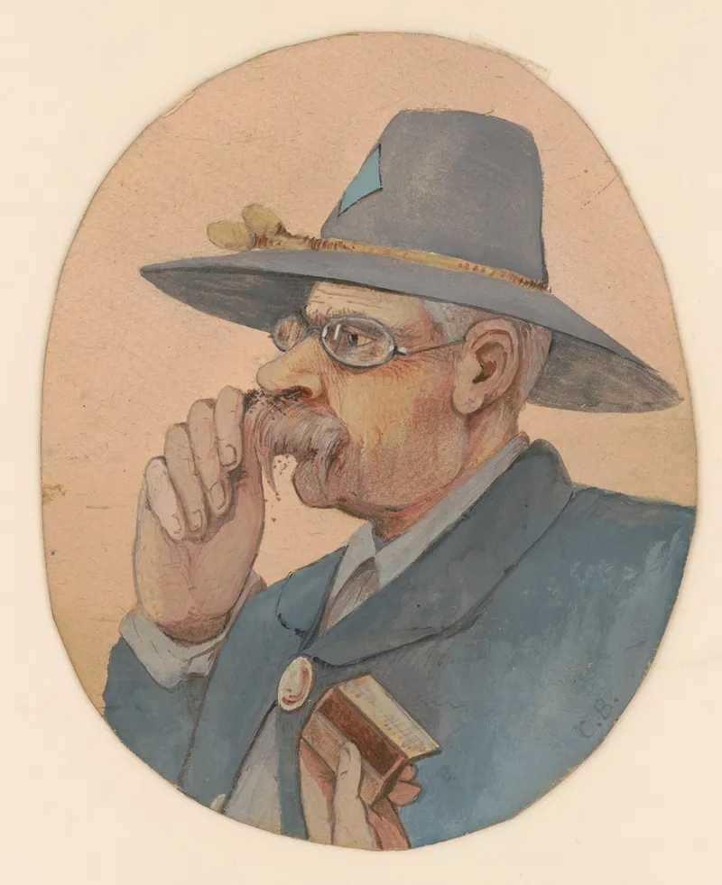 Company A Hospital Steward Carl Bayer by Adolph Metzner - Canvas Print