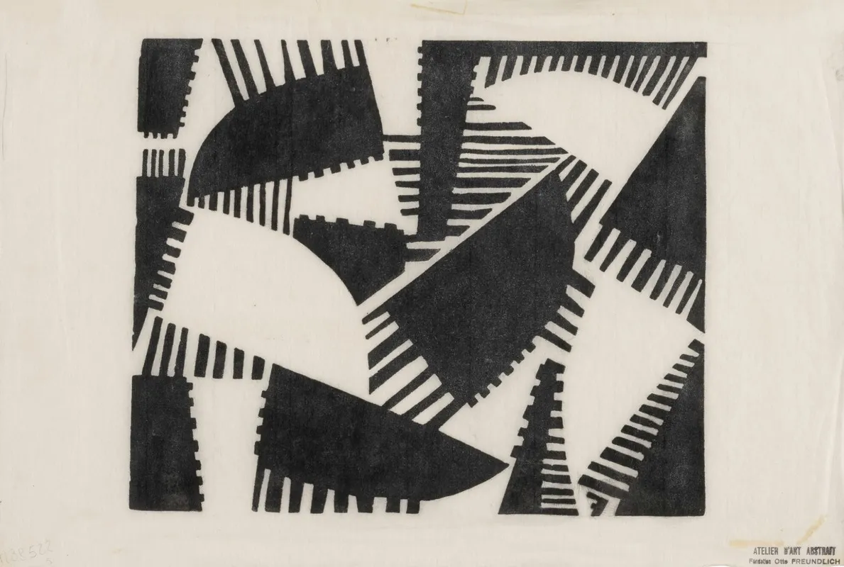 Composition 35 by Otto Freundlich - Canvas Print