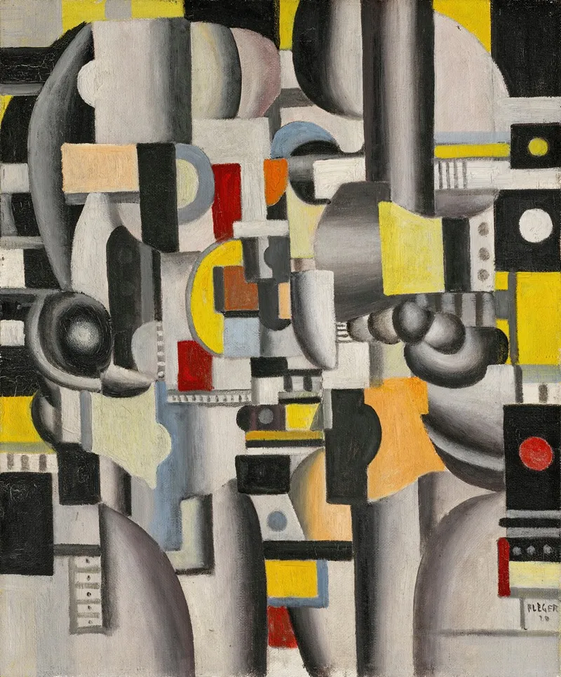 Composition 59 by Fernand Léger - Canvas Print