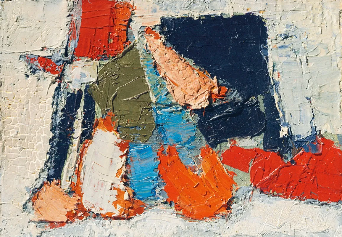 Composition 62 by Nicolas De Staël - Canvas Print