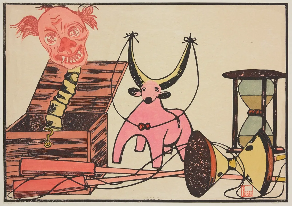 Composition Jouets by Prosper-Alphonse Isaac - Canvas Print