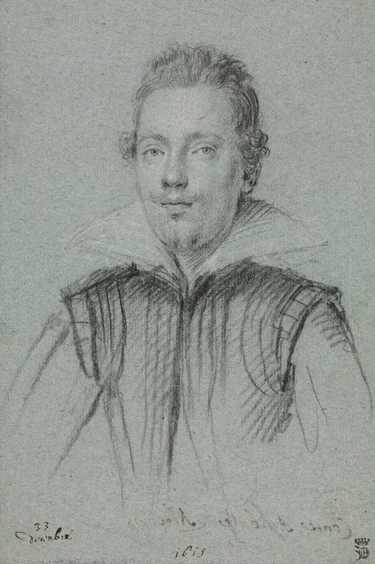Comte Anibal Altemps by Ottavio Leoni - Canvas Print