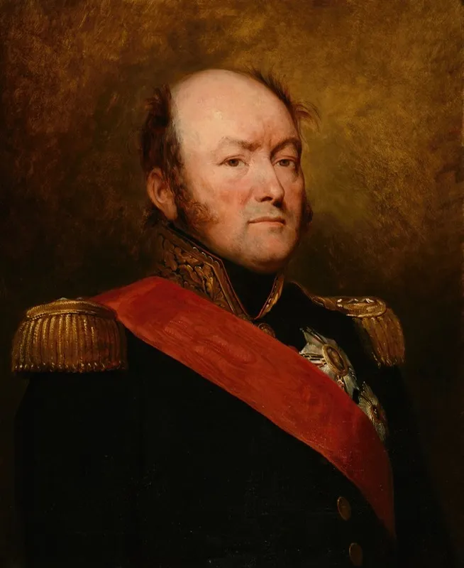 Comte Drouet Derlon by Ary Scheffer - Canvas Print