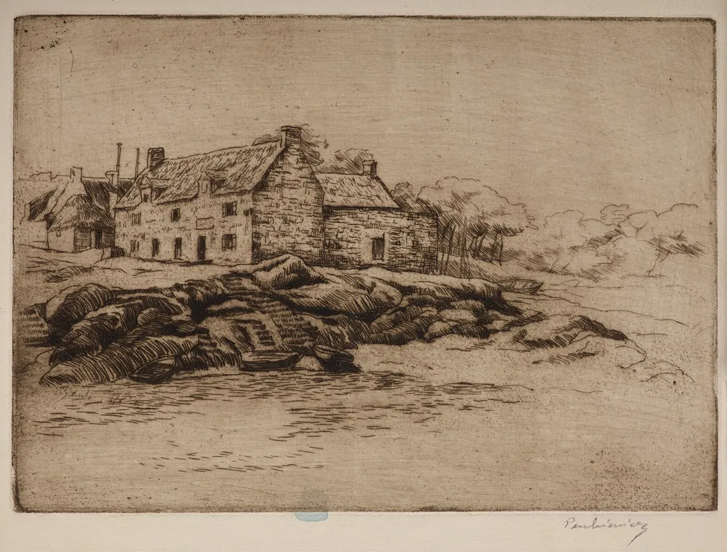 Concarneau Houses On The Coast