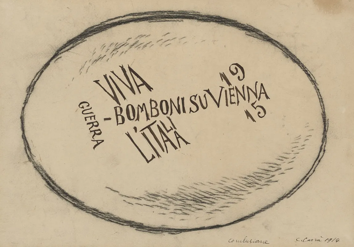 Conclusione by Carlo Carrà - Canvas Print