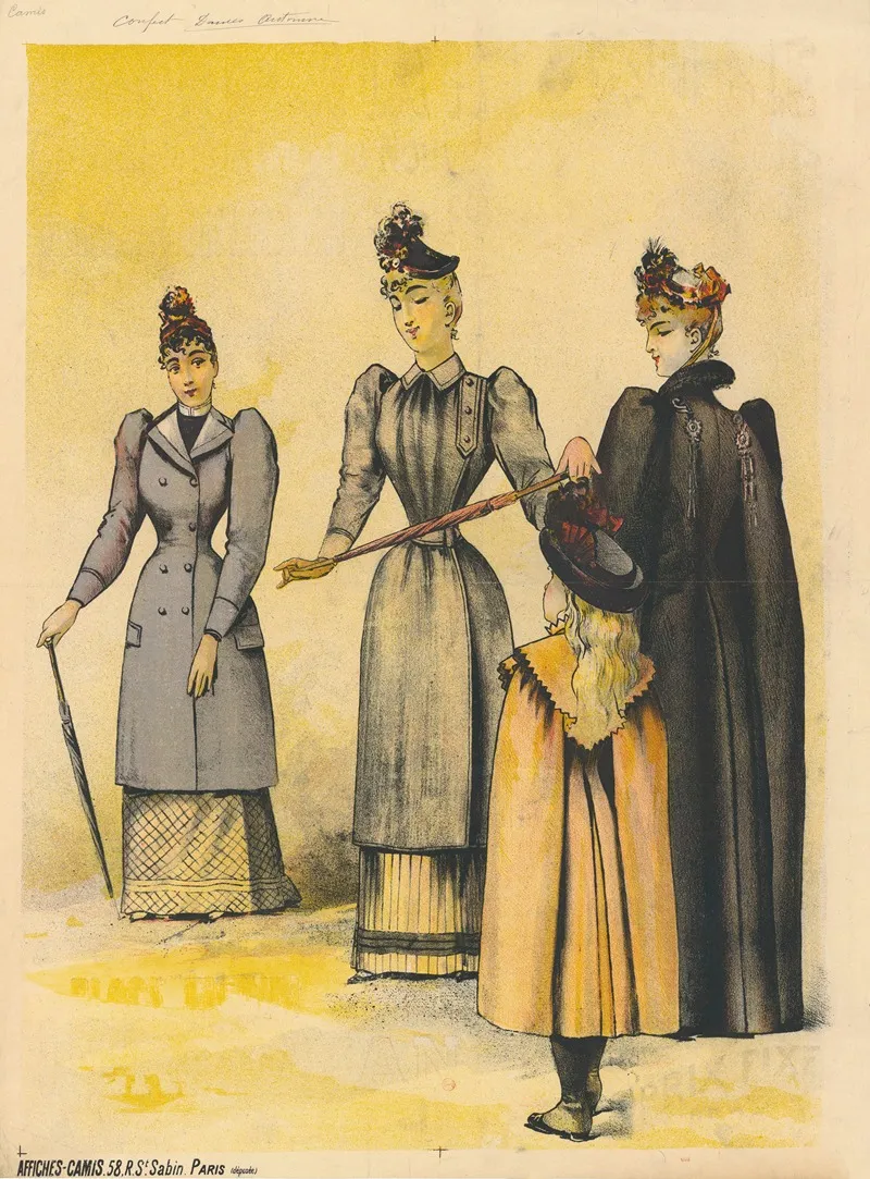 Confection Femmes by Imp. Camis - Canvas Print